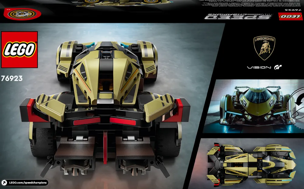 LEGO ?? Speed Champions Lamborghini Lambo V12 Vision GT Super Car 76923 New