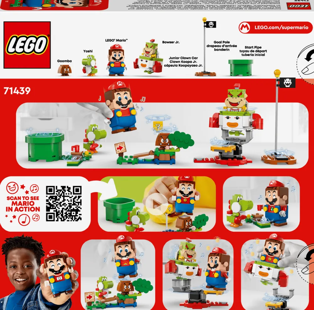 Lego Canada Inc. LEGO® Super Mario™ Adventures with Interactive LEGO® Mario™ 71439 Discount