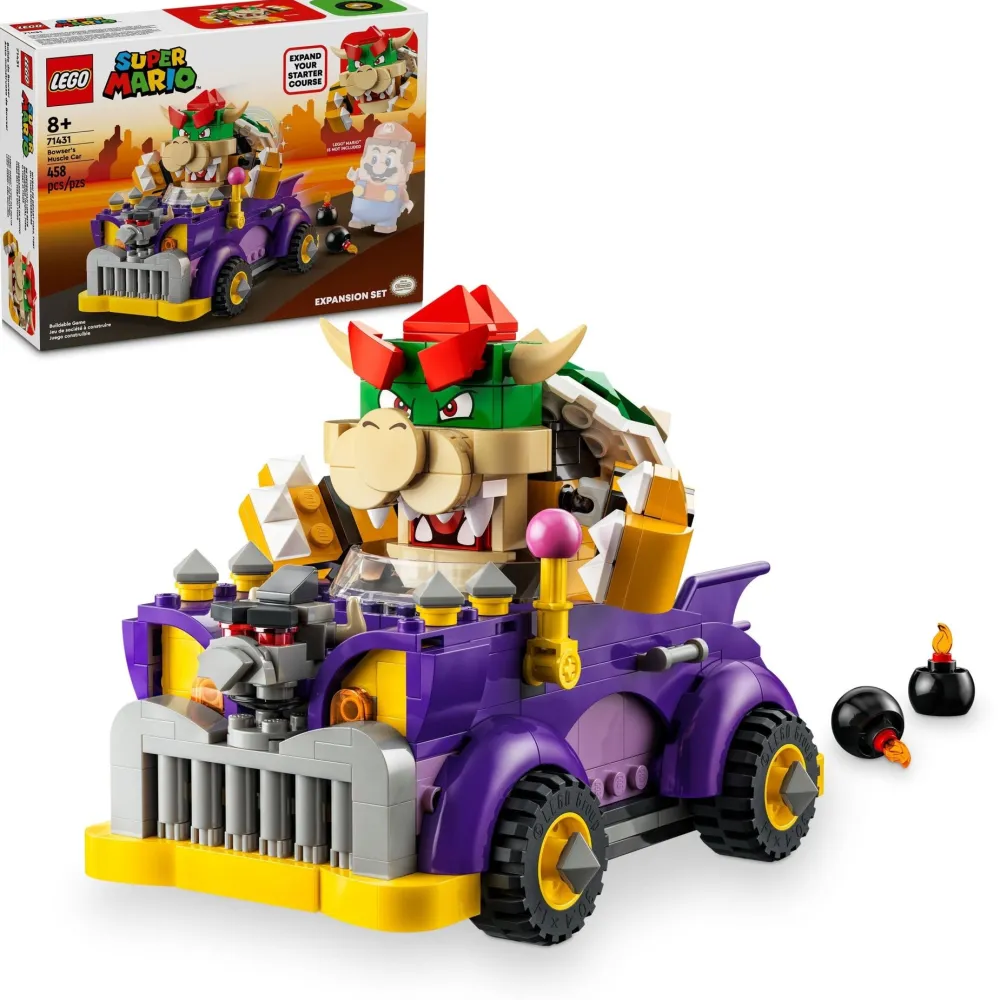 Lego Canada Inc. LEGO Super Mario Bowser’s Muscle Car Expansion Set Hot