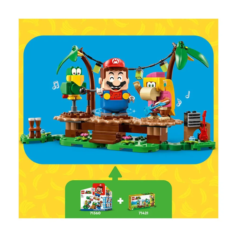 LEGO ® Super Mario™ Dixie Kong’s Jungle Jam Expansion Set 71421 Building Toy Set (174 Pieces) Best