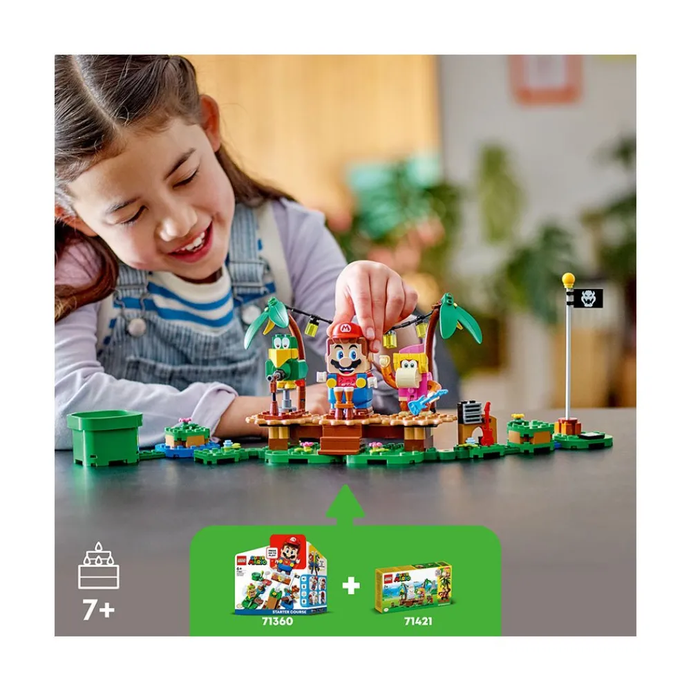 LEGO ® Super Mario™ Dixie Kong’s Jungle Jam Expansion Set 71421 Building Toy Set (174 Pieces) Best