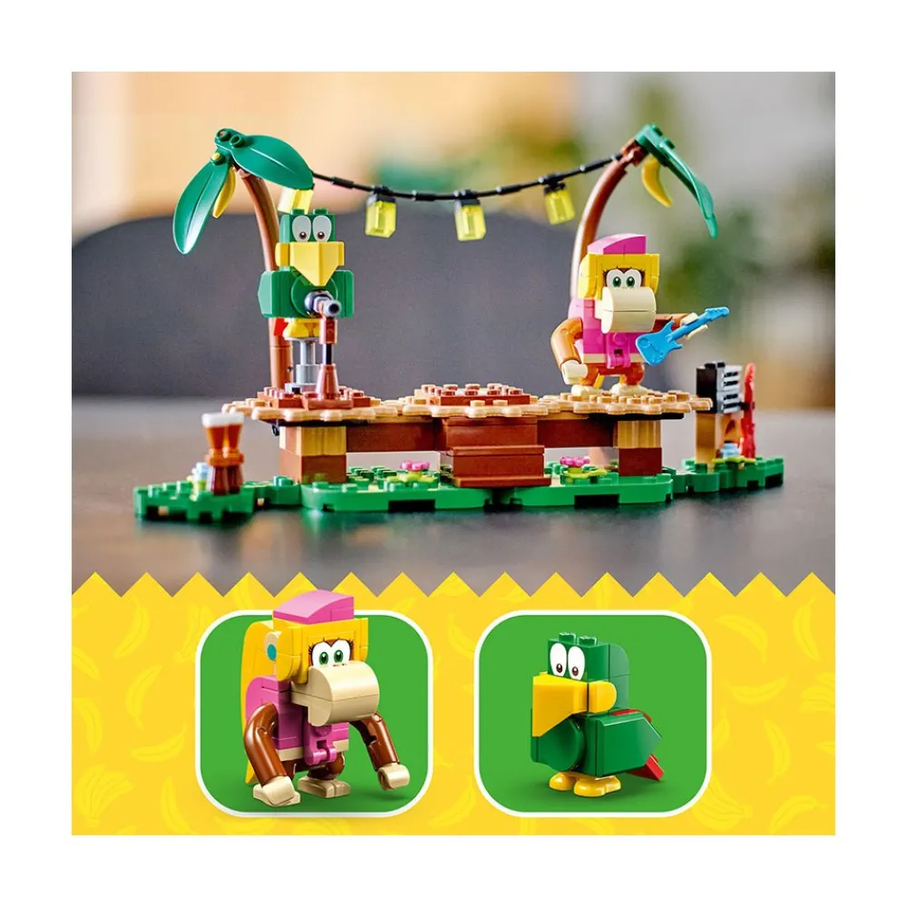 LEGO ® Super Mario™ Dixie Kong’s Jungle Jam Expansion Set 71421 Building Toy Set (174 Pieces) Best