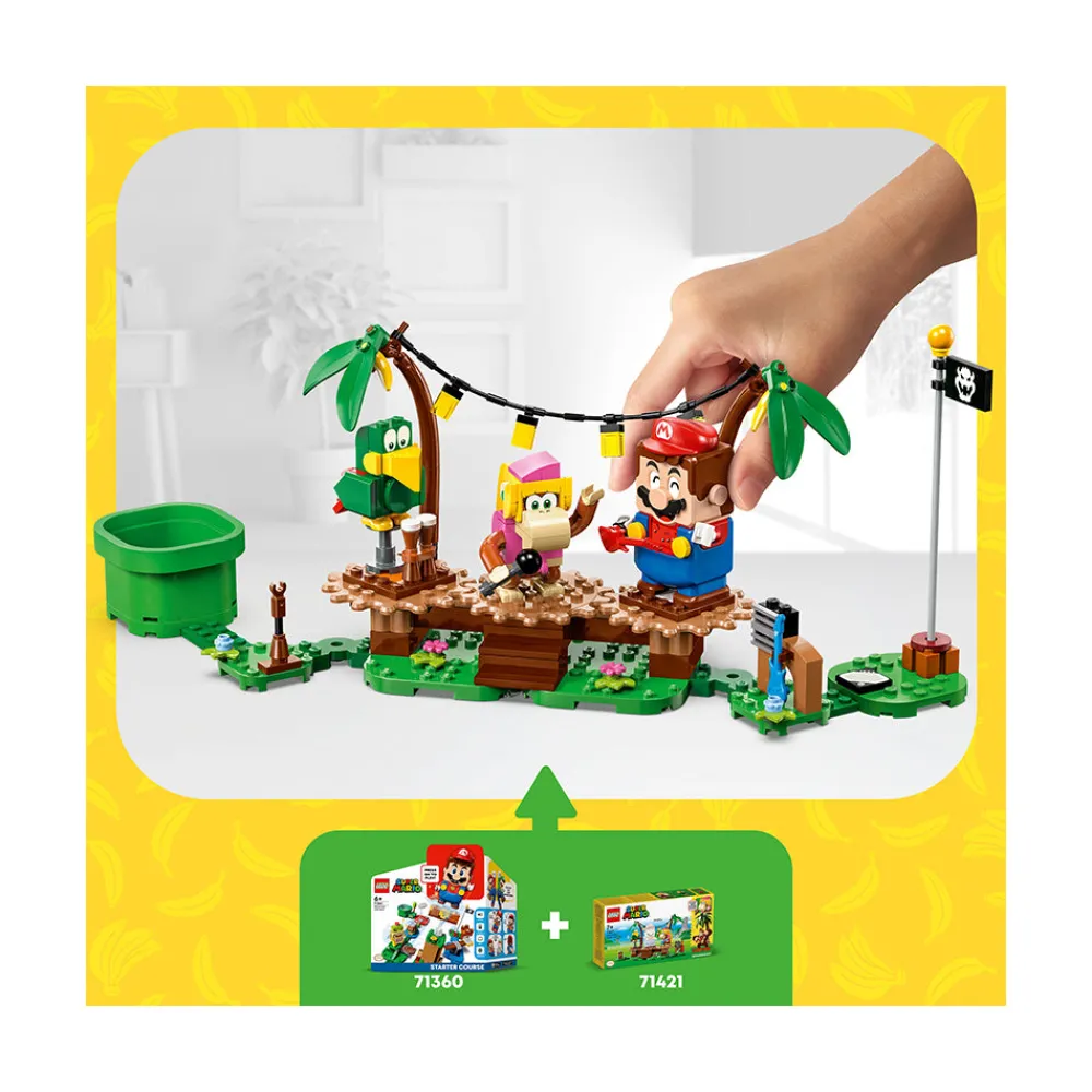 LEGO ® Super Mario™ Dixie Kong’s Jungle Jam Expansion Set 71421 Building Toy Set (174 Pieces) Best