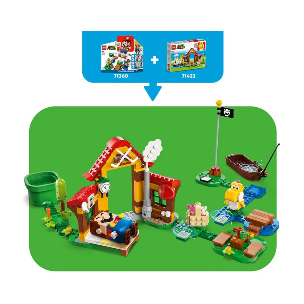 LEGO ® Super Mario™ Picnic at Mario’s House Expansion Set 71422 (259 Pieces) Hot