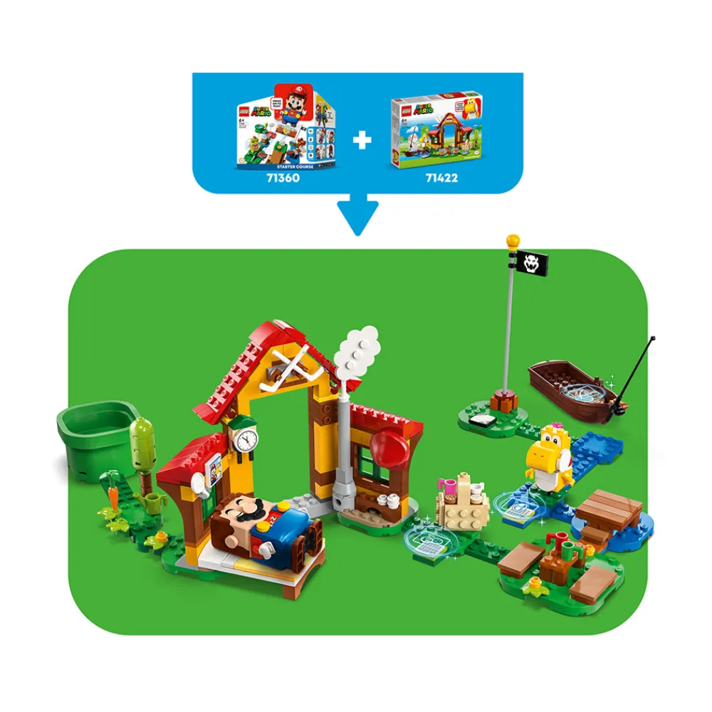 LEGO ® Super Mario™ Picnic at Mario’s House Expansion Set 71422 (259 Pieces) Hot