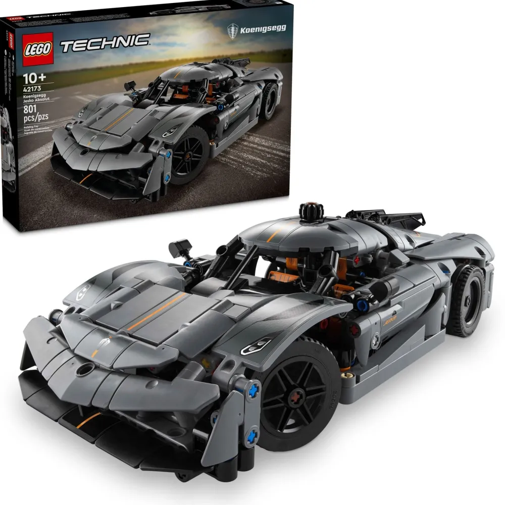 Lego Canada Inc. LEGO® Technic™ Koenigsegg Jesko Absolut Gray Hypercar 42173 Best
