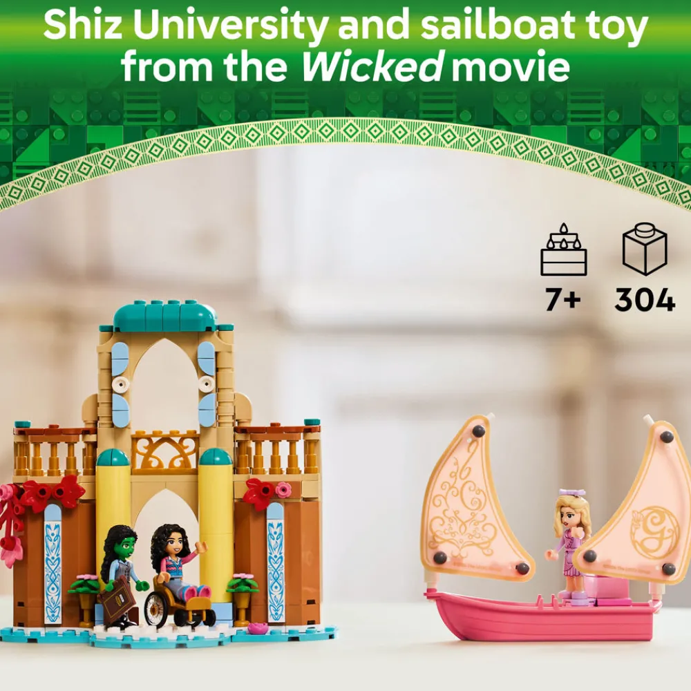 LEGO ® Wicked Glinda, Elphaba & Nessarose at Shiz University Building Set 75681 Online