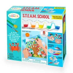 Bright Stripes Let's Craft S.T.E.A.M. School Painting Science New