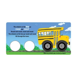 Mastermind Toys Let's Go, Wheels on the Bus! (Spin Me!) Book Clearance