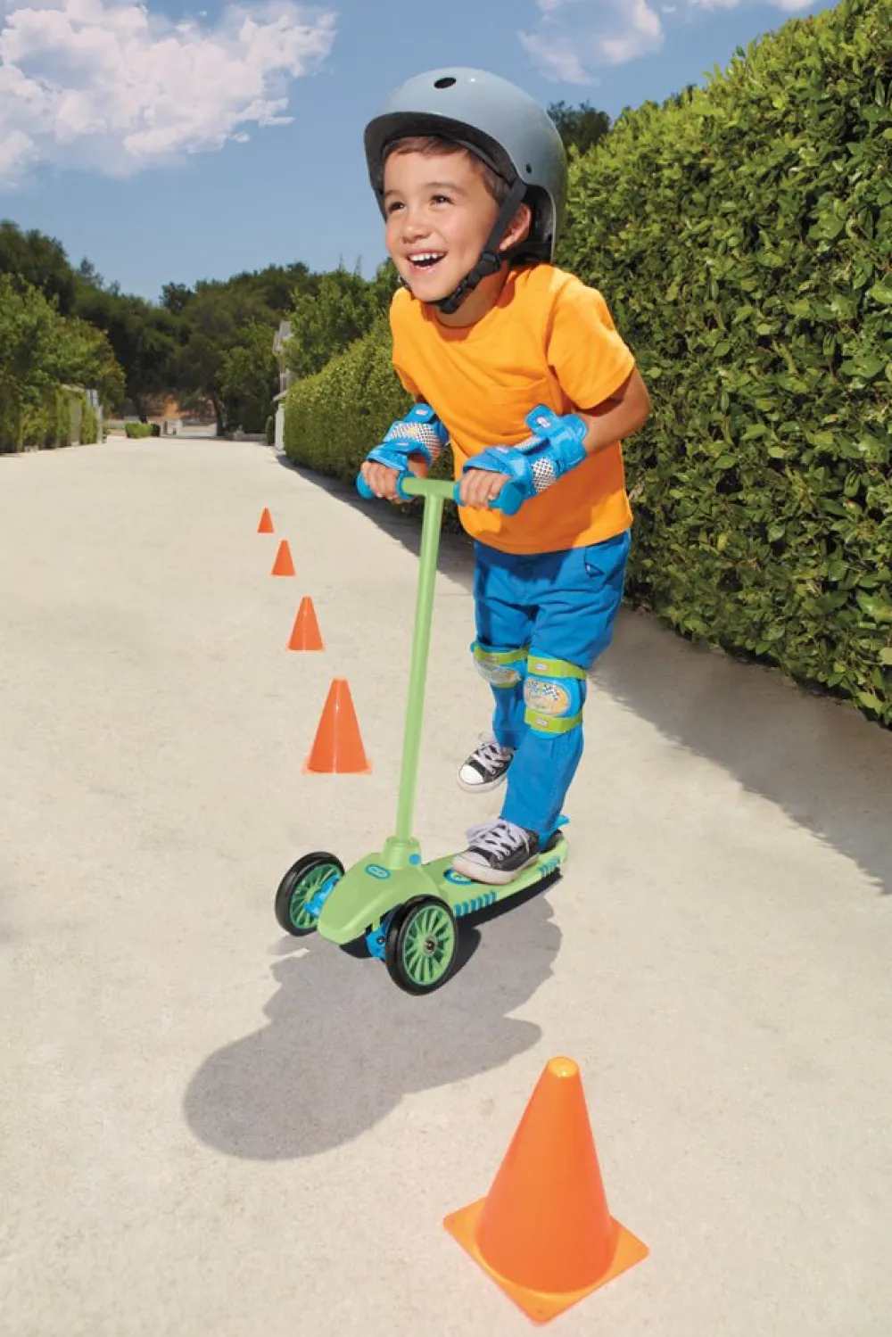 Little Tikes Lean to Turn Scooter-Green/Blue Discount