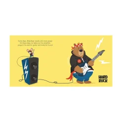 Mastermind Toys Little Virtuoso King of Guitar Billy Bear Book Sale
