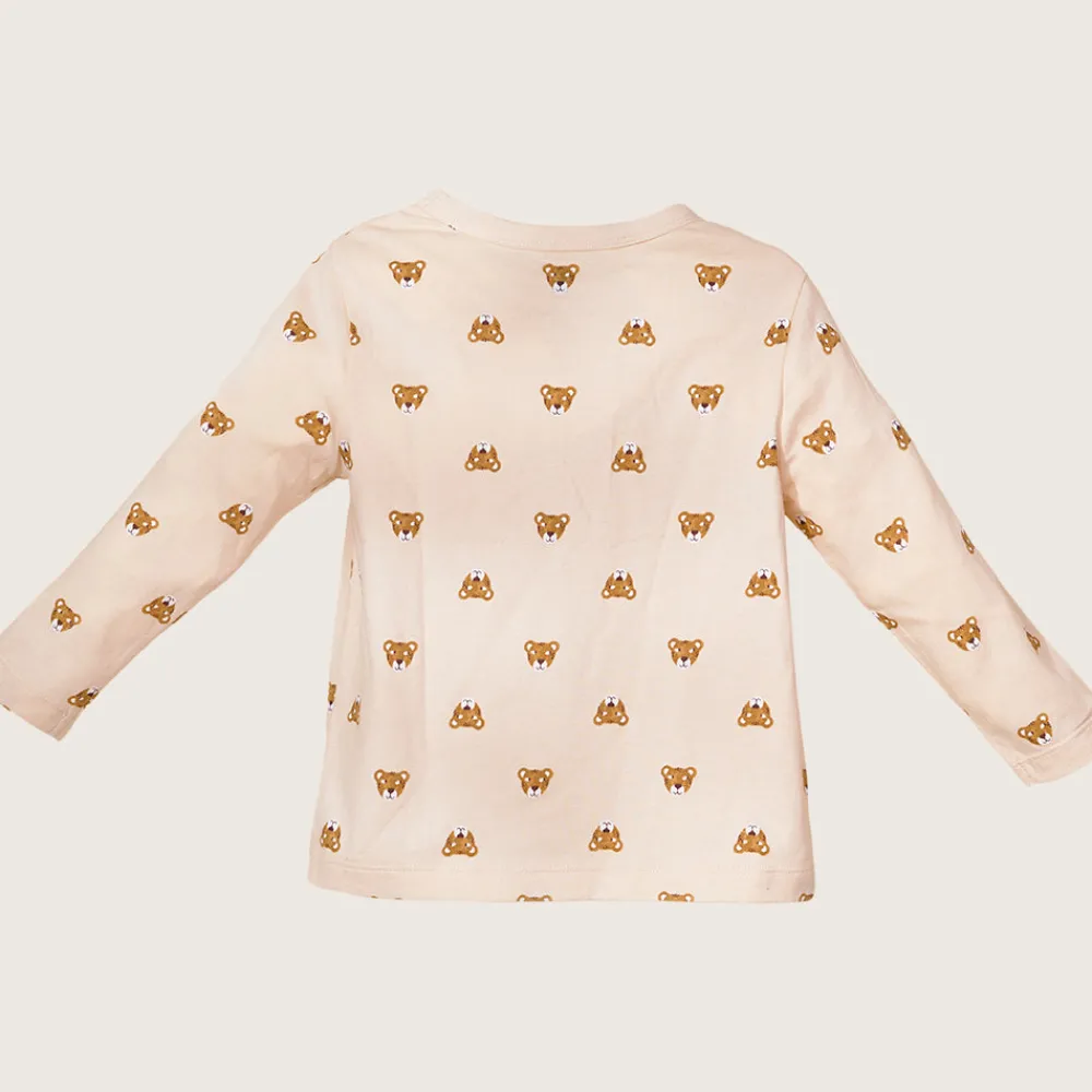rise little earthling Long-Sleeve Tee Haute Red 9-12m Clearance