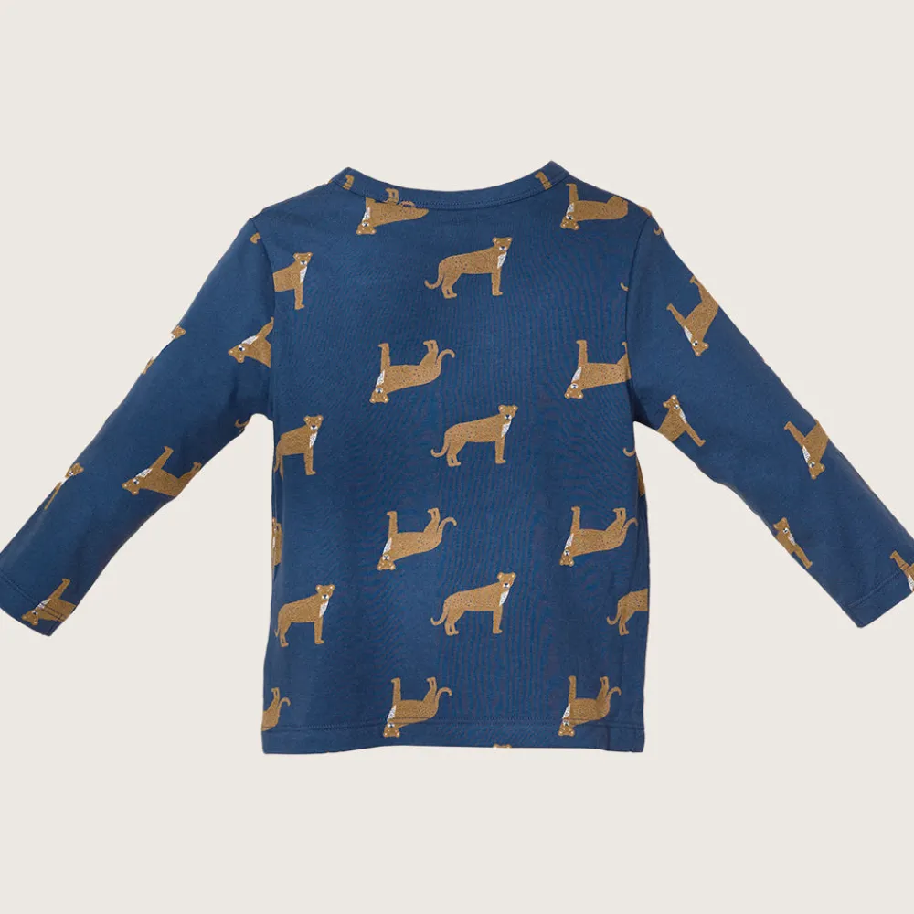 rise little earthling Long-Sleeve Tee Haute Red 9-12m Clearance