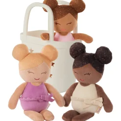 Branford Limited LullaBaby Plush Bath Dolls in a Basket New