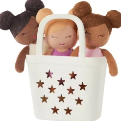 Branford Limited LullaBaby Plush Bath Dolls in a Basket New