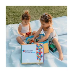 Magna-Tiles ® Storage Bin & Interactive Play-Mat Clearance
