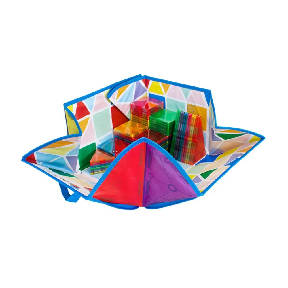 Magna-Tiles ® Storage Bin Bundle 84-Piece Magnetic Construction Set, The MOST COMPLETE Set From The OR Sale
