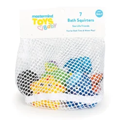 CRSA Global Logistics Inc. Mastermind Toys Baby Bath Squirters Sea Life Friends Set of 7 Clearance
