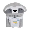 Mastermind Toys Baby Character Hooded Towel Sloth Outlet