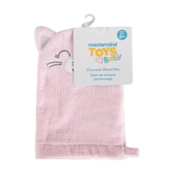 Mastermind Toys Baby Character Wash Mitt Kitten New