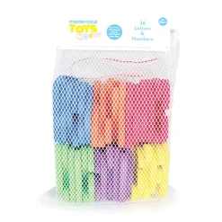 Mastermind Toys Baby Letters and Numbers 36 Piece Set New