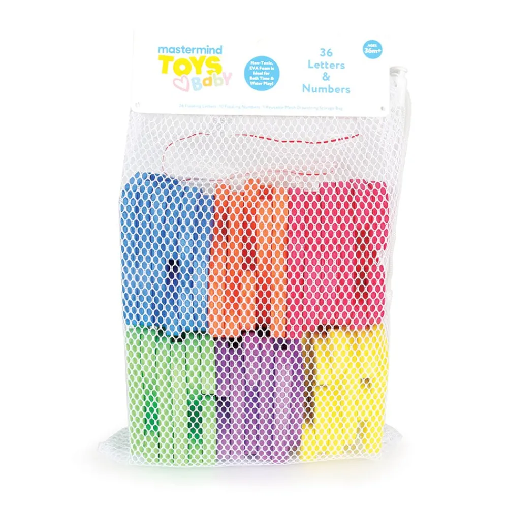 Mastermind Toys Baby Letters and Numbers 36 Piece Set New