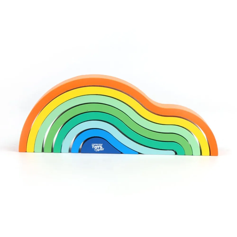 Mastermind Toys Baby Stacking Wave Puzzle 8 Pieces Clearance