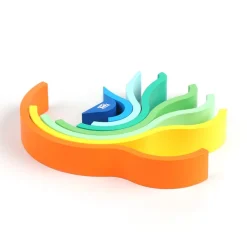 Mastermind Toys Baby Stacking Wave Puzzle 8 Pieces Clearance