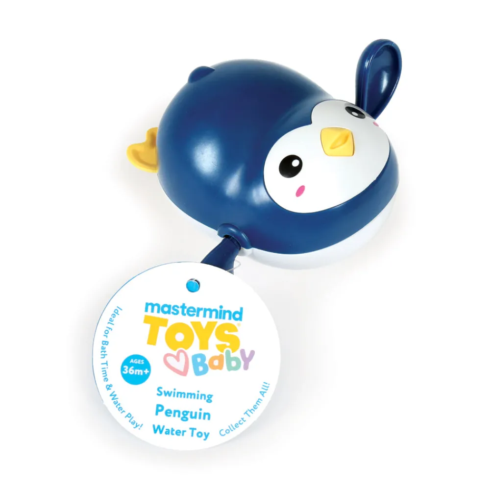 Mastermind Toys Baby Wind-Up Swimming Penguin Bath Toy Best