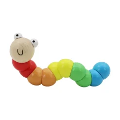 Mastermind Toys Baby Wooden Wiggly Worm Fashion