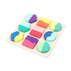 Mastermind Toys Baby Wooden Shape Sorter Puzzle 18 Pieces Clearance