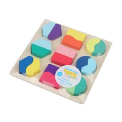 Mastermind Toys Baby Wooden Shape Sorter Puzzle 18 Pieces Clearance