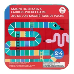 KAS GLOBAL TRADING PTY LIMITED Mastermind Toys Magnetic Snakes & Ladders Pocket Game Hot