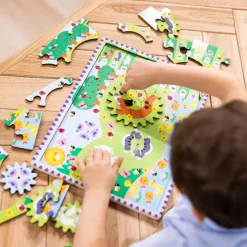 Melissa and Doug Melissa & Doug Animal Chase I-Spy Wooden Gear Puzzle Outlet
