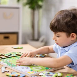 Melissa and Doug Melissa & Doug Animal Chase I-Spy Wooden Gear Puzzle Outlet