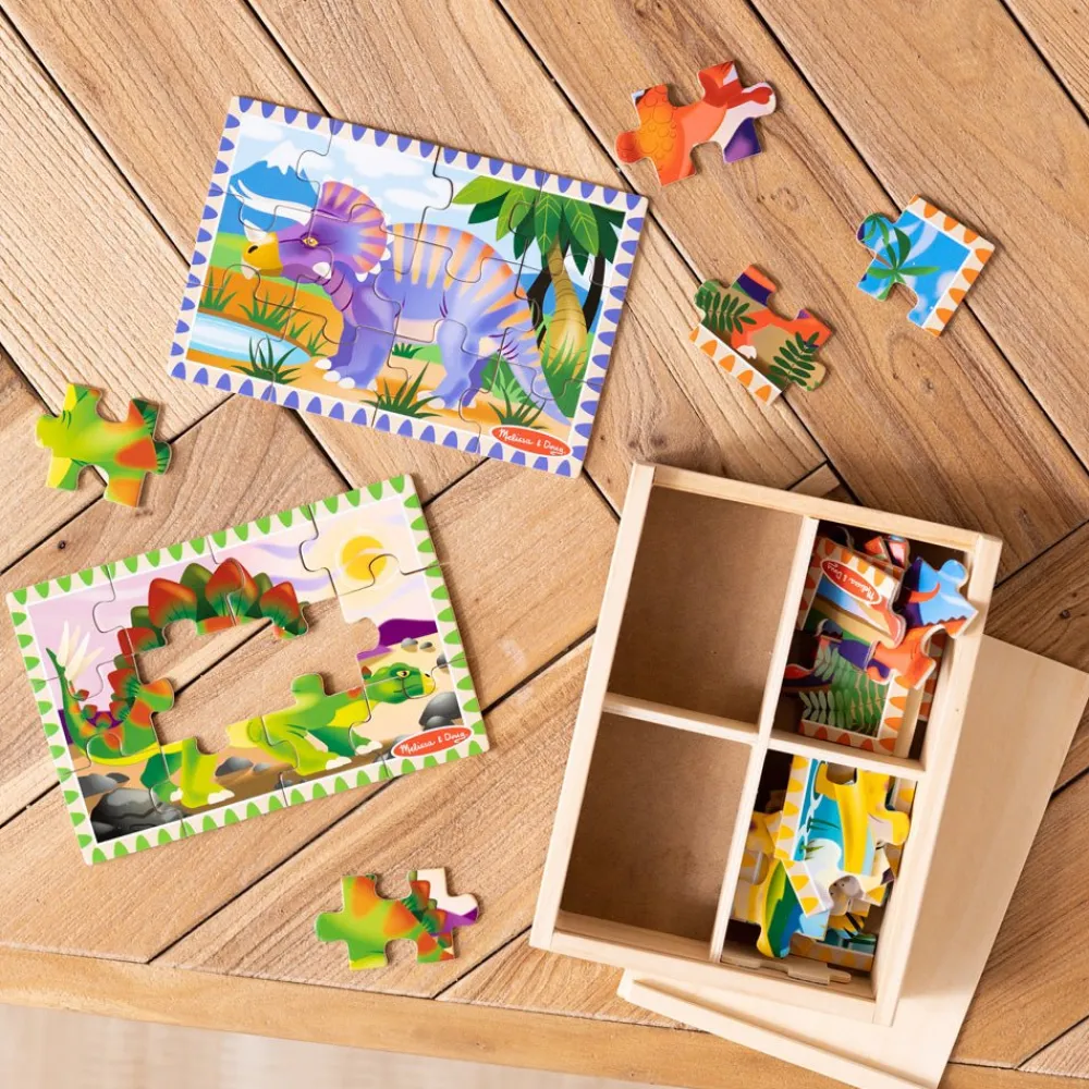 Melissa and Doug Melissa & Doug Dinosaurs Puzzles in a Box Best