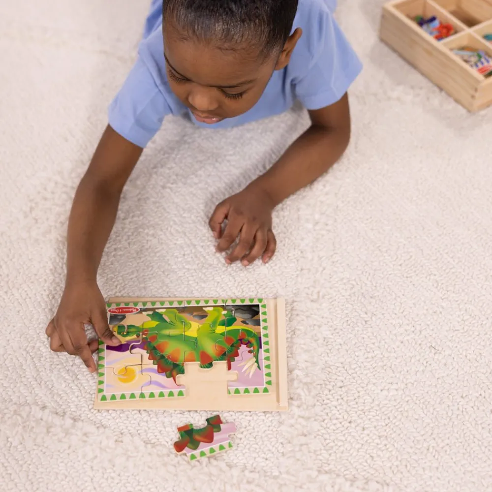 Melissa and Doug Melissa & Doug Dinosaurs Puzzles in a Box Best