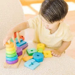 Melissa and Doug Melissa & Doug Geometric Stacker Discount