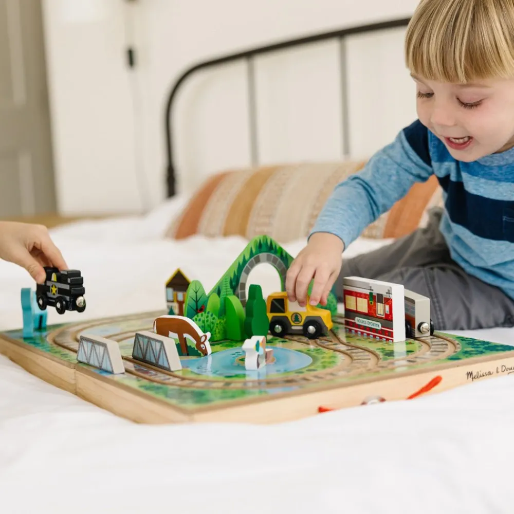 Melissa and Doug Melissa & Doug Take-Along Railroad Sale