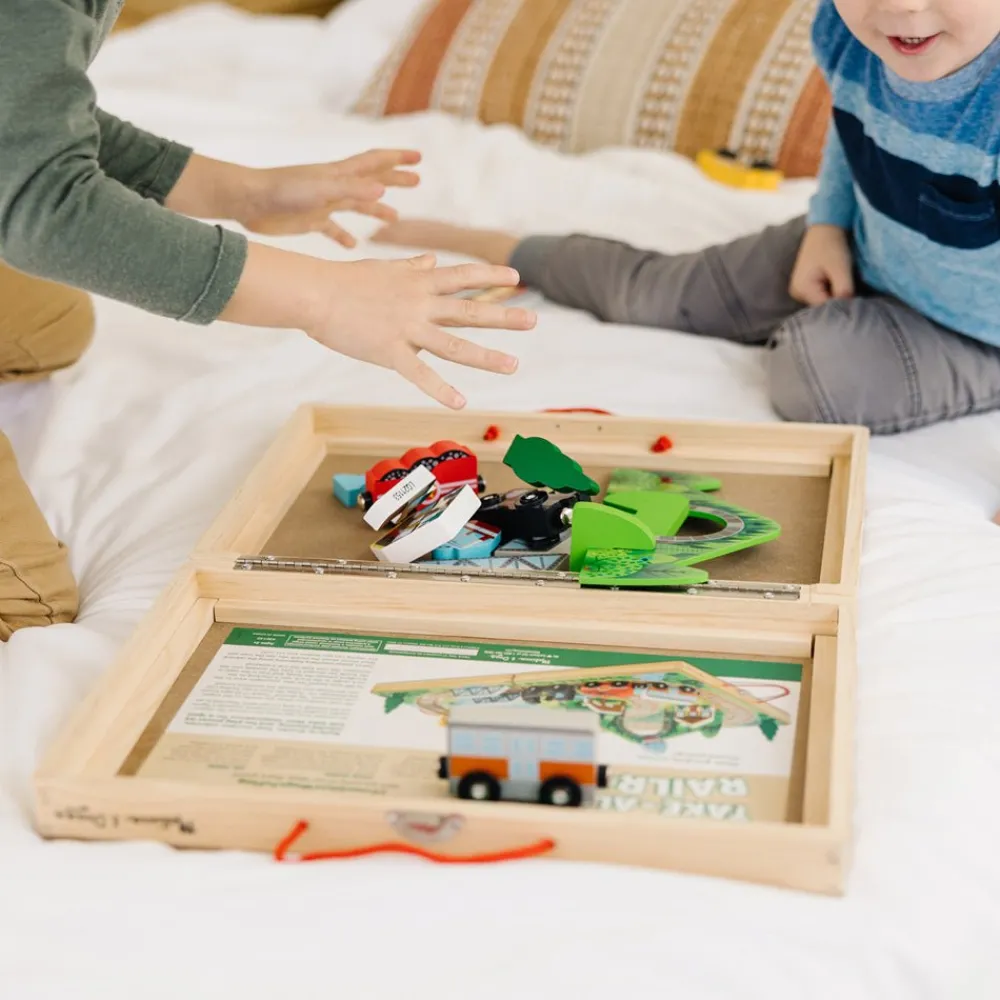 Melissa and Doug Melissa & Doug Take-Along Railroad Sale