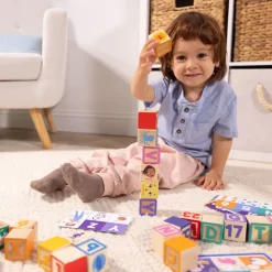 Spin Master Ltd. Melissa & Doug x Ms. Rachel Wooden Learning Blocks Hot