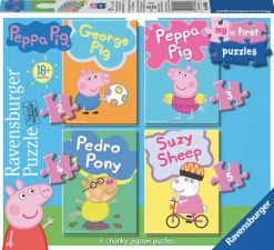 Ravensburger MFP Peppa Pig 2, 3, 4, 5 pc Puzzles Clearance