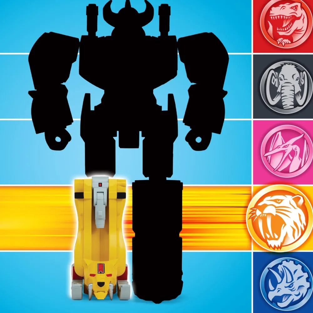 Imports Dragon Inc. Mighty Morphin Power Rangers - Saber-Toothed Tiger Dinozord Online