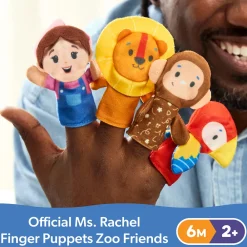 Ms. Rachel Zoo Song Finger Puppet Set Online
