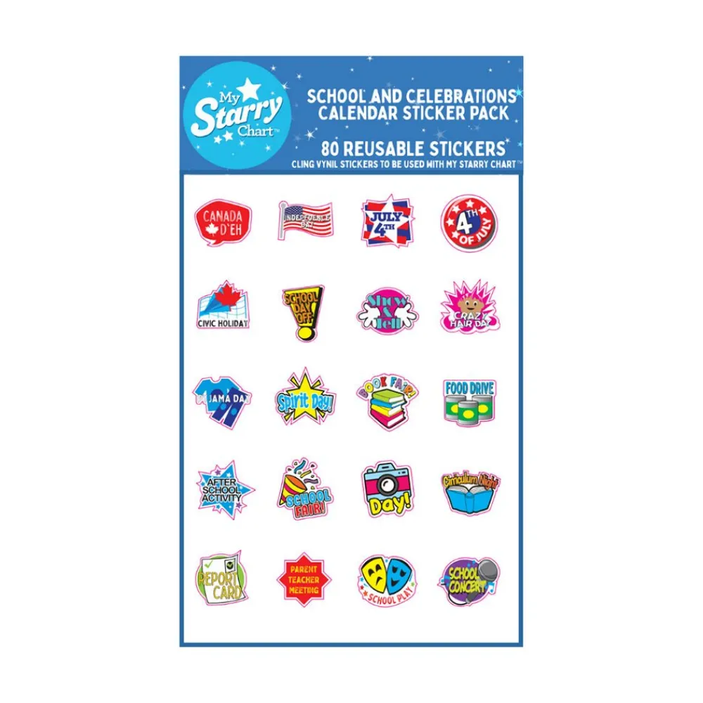 Mastermind Toys My Starry Chart Celebration Calendar Stickers Outlet