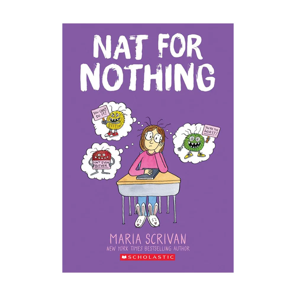 Scholastic Canada Ltd. Nat for Nothing: A Graphic Novel (Nat Enough #4) Clearance