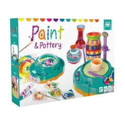 DAMERIK S.L. Paint & Pottery 2-in-1 Set New