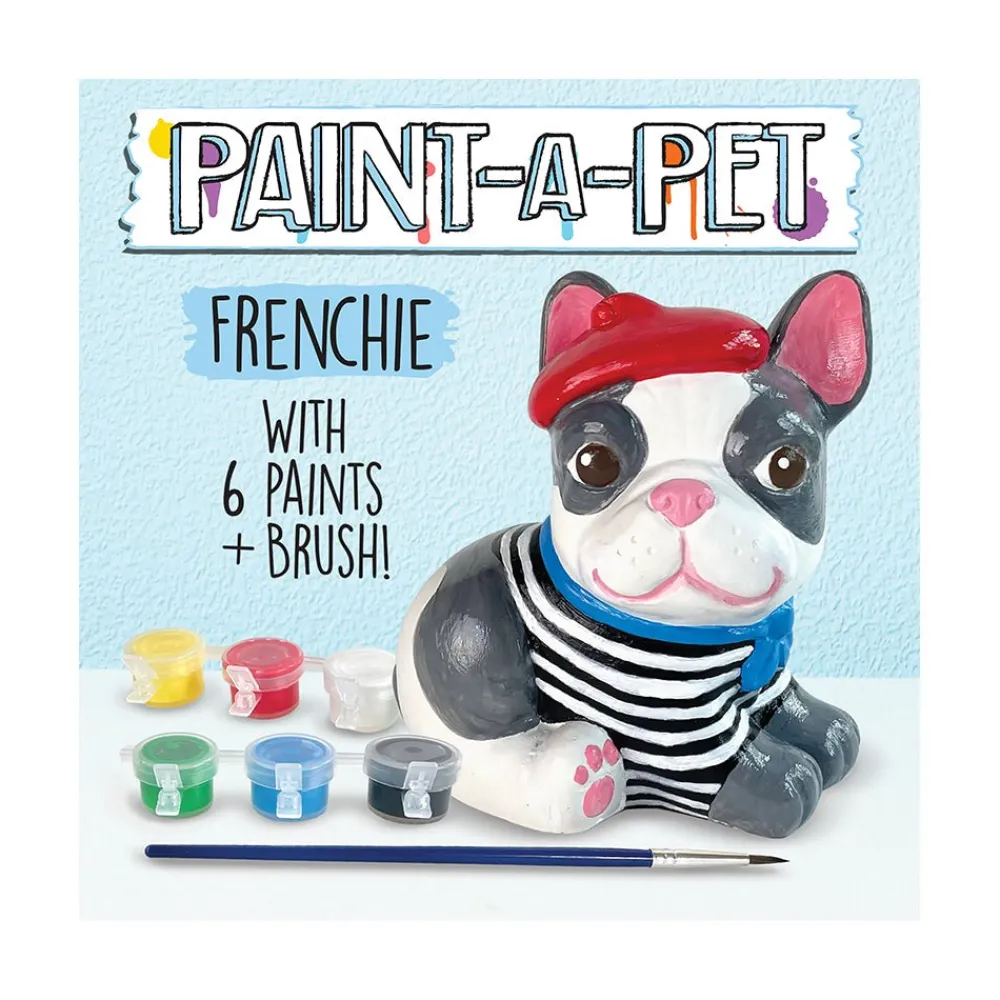 Bright Stripes Paint A Pet- Frenchie Best