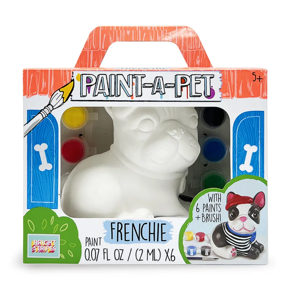 Bright Stripes Paint A Pet- Frenchie Best