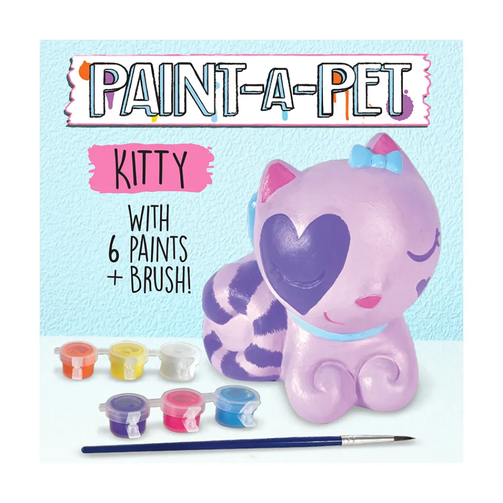 Bright Stripes Paint A Pet-Kitty Outlet